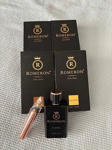 4 lü ROMERON Platin serisi VERSACE -EROS ERKEK PARFÜM