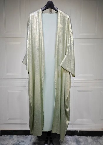 Uzun Bohem Kadın yeşil Salaş hırka - Görsel 3