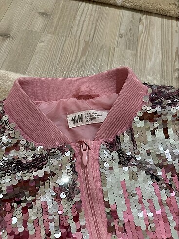 9 Yaş Beden çeşitli Renk Orijinal temiz H&M payetli ceket
