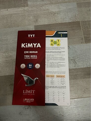 limit yayınları tyt kimya yaprak test