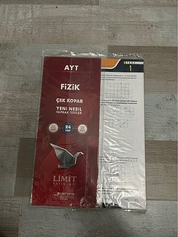 limit yayınları ayt fizik yaprak test