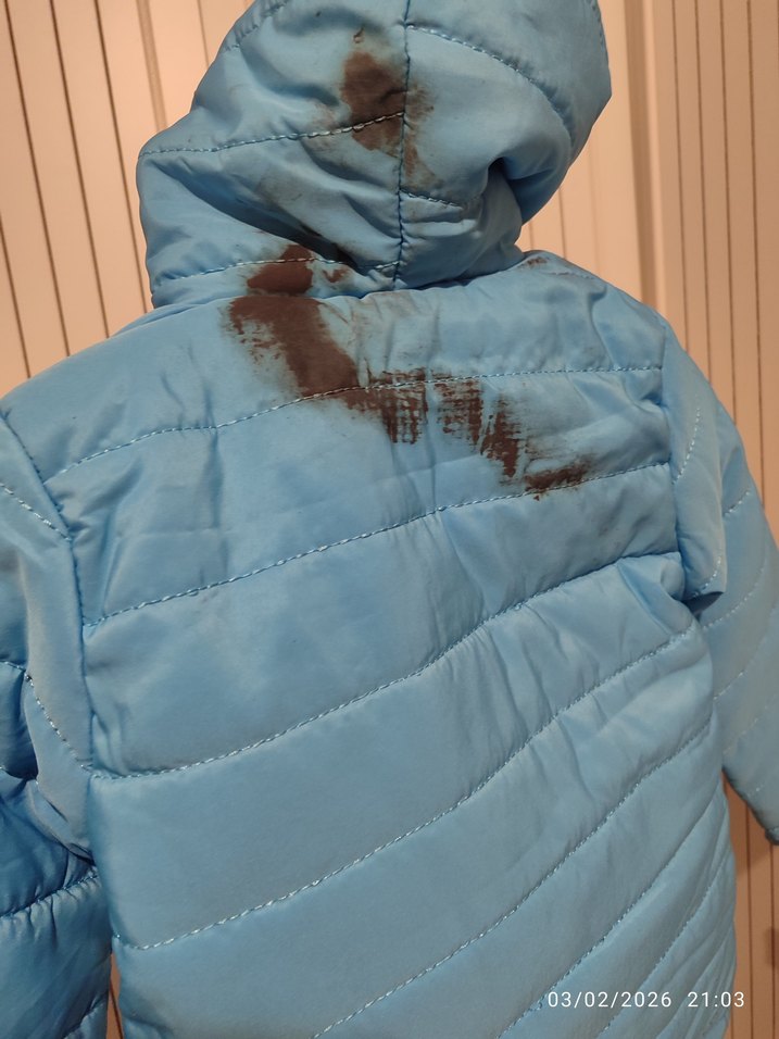 Mavi Erkek Çocuk Kapitone Fermuarlı Mont - Görsel 3