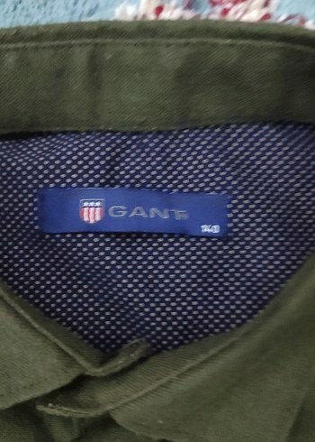 Erkek Haki Düğmeli Uzun Kollu Gömlek - Görsel 3