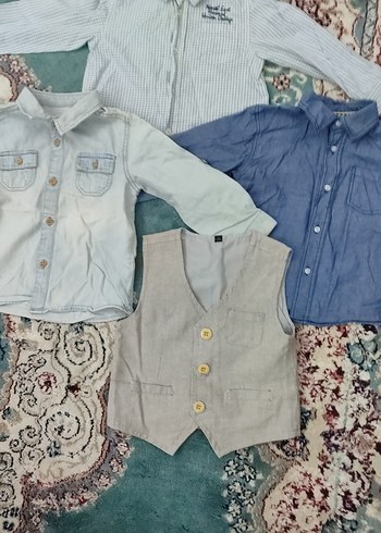 3 adet gömlek bir adet yelek hepsi gönderilir - Görsel 3