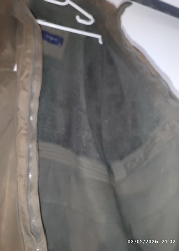 Kahverengi Süet Erkek Kaban - Görsel 3