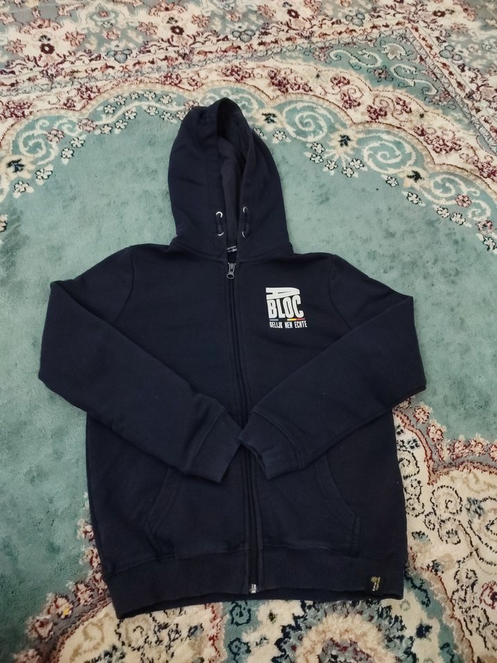 Erkek Çocuk Kapüşonlu Fermuarlı Sweatshirt - Görsel 2