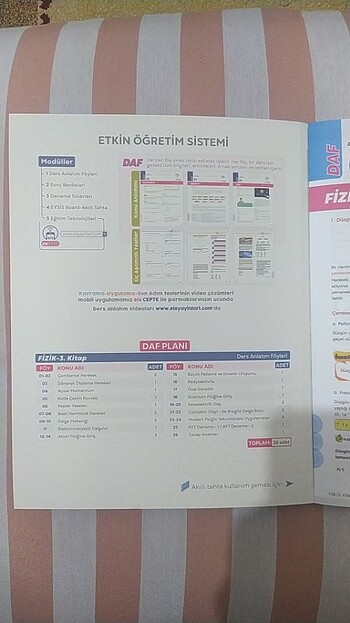  EİS FİZİK DAF 3. KİTAP (12. SINIF KONULARINI İÇERİR)