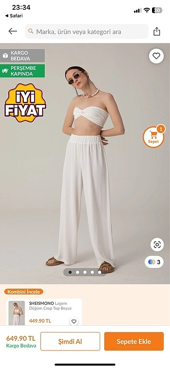 universal Beden Sheismono pantolon
