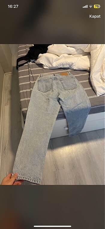 m Beden mavi Renk Zara jean