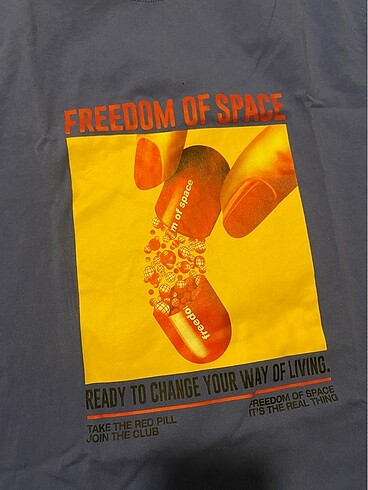 Diğer Freedom of space tisort