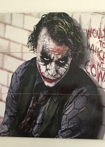 Joker Ahşap Poster - Görsel 4