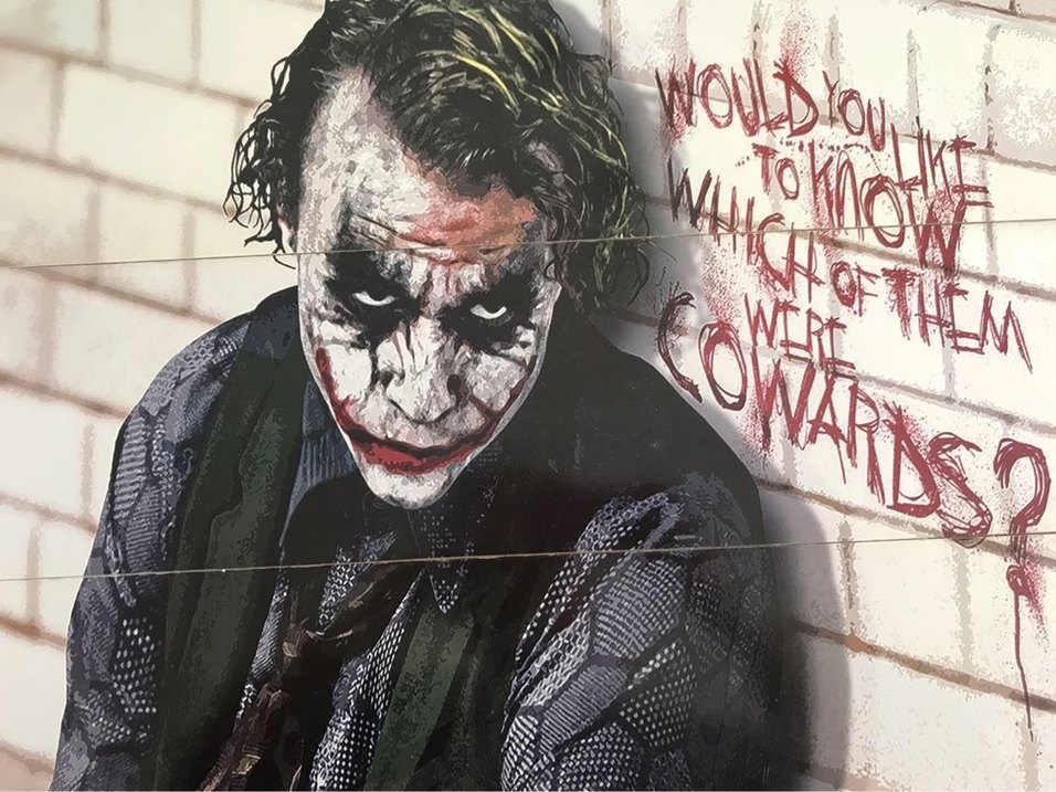 Joker Ahşap Poster - Görsel 5