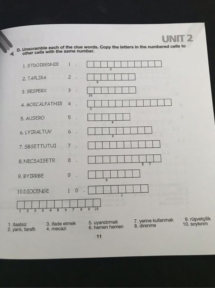 Crosswords Impact Grade 12 YDS İngilizce - Görsel 4