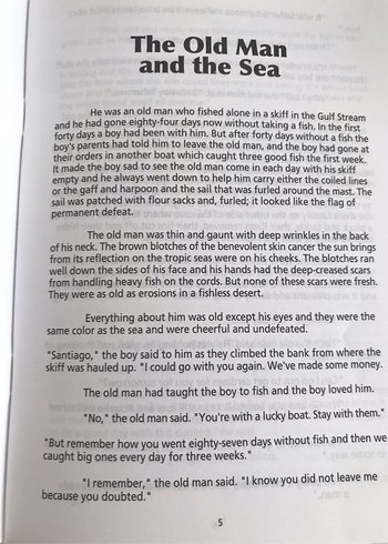 Ernest Hemingway - The Old Man and the Sea Kitabı - Görsel 2