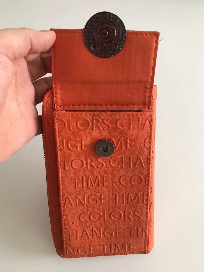 Turuncu Kadın Cüzdan - Görsel 3