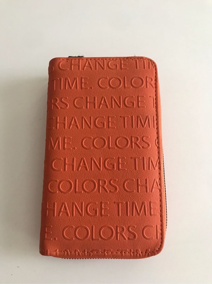 Turuncu Kadın Cüzdan - Görsel 2