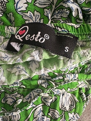 Ultra mini yeşil çiçekli elbise - Görsel 3