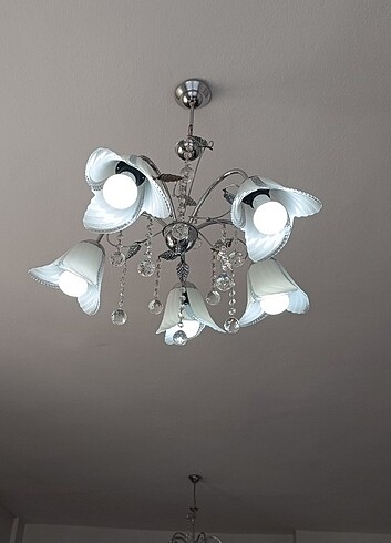 Beden 2 Adet Modalight Zülal 5'li Krom Modern Avize