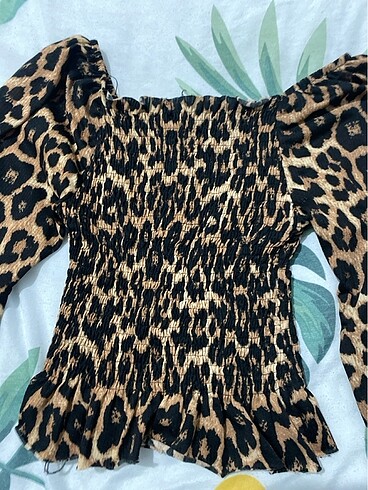 m Beden Leopar bluz