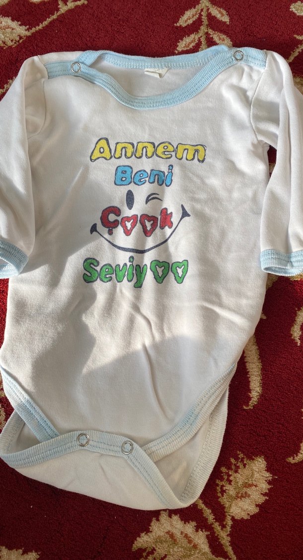 Uzun Kollu Pamuk Bebek Çıtçıtlı Body - Görsel 2