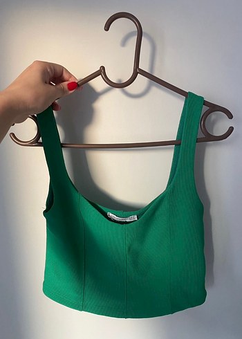 Yeşil Crop Top