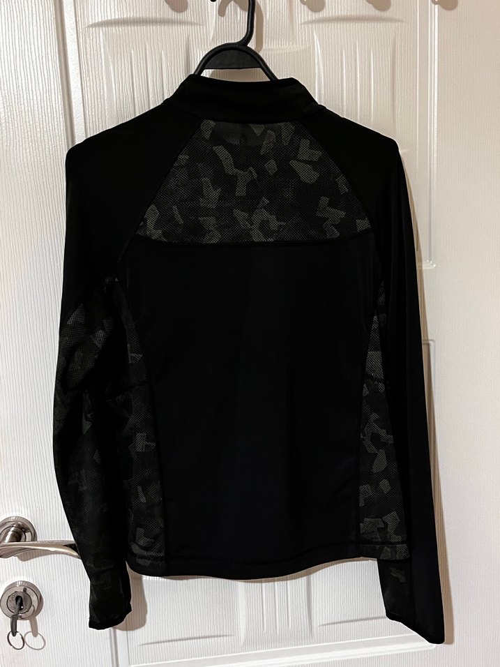 Unisex Siyah Fermuarlı Günlük Ceket - Görsel 2