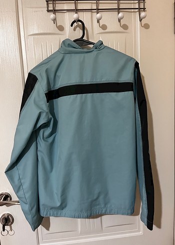 Erkek Çocuk Açık Mavi Fermuarlı Yüksek Yaka Ceket - Görsel 2