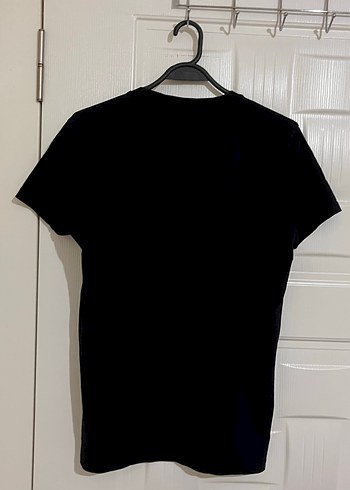 Siyah Baskılı Regular Fit Erkek Tişört - Görsel 3