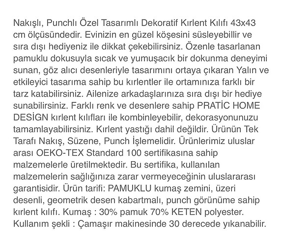 Diğer Kırlent