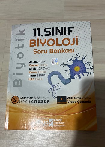Biyotik 11. Sınıf Biyoloji Soru Bankası