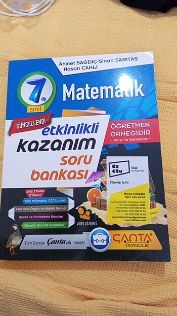 7. Sınıf matematik soru Bankası 