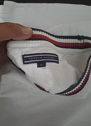 m Beden beyaz Renk Tommy Hilfiger erkek t-shirt.