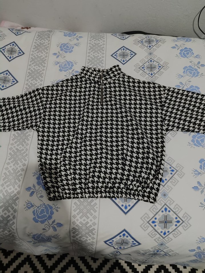 kaz ayağı sweatshirt - Görsel 2