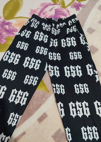 Siyah Bağcıklı Rahat Kadın Eşofman Altı - Görsel 3