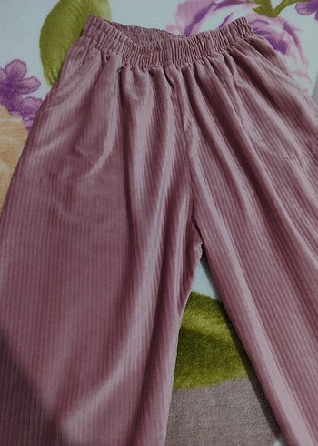 pudra kadife eşofman altı - Görsel 4