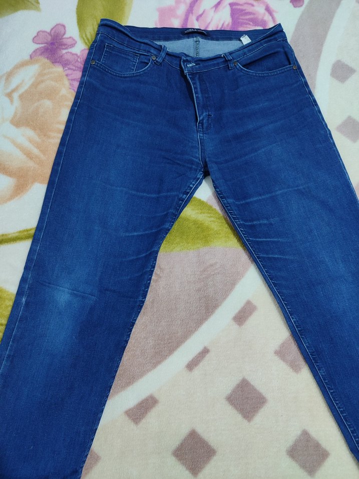 Kadın Mavi Denim Regular Fit Jean - Görsel 2