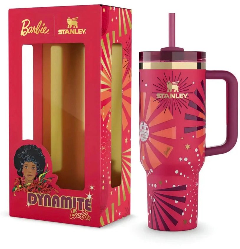 Renkli Pembe Stanley  Termosu - Görsel 2