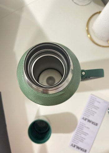 Stanley Parlak Yeşil Termos Şişe - Görsel 4