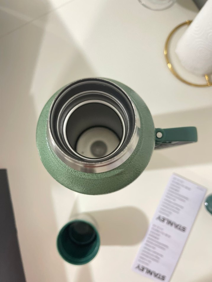 Stanley Parlak Yeşil Termos Şişe - Görsel 4