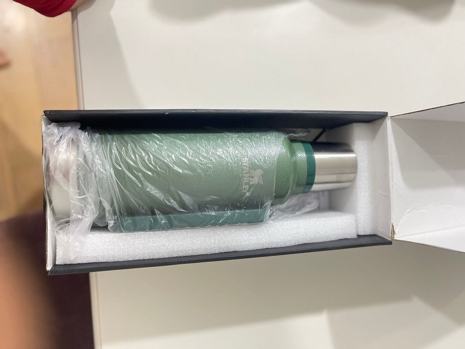 Stanley Parlak Yeşil Termos Şişe - Görsel 2