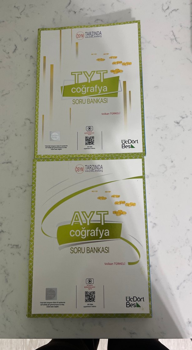 Tyt-Ayt  coğrafya soru bankası. Sıfır karalama vs yok - Görsel 3