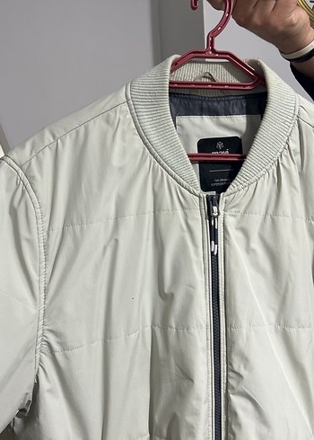 Mavi Jeans Gri Fermuarlı Erkek Sokak Stili Mont