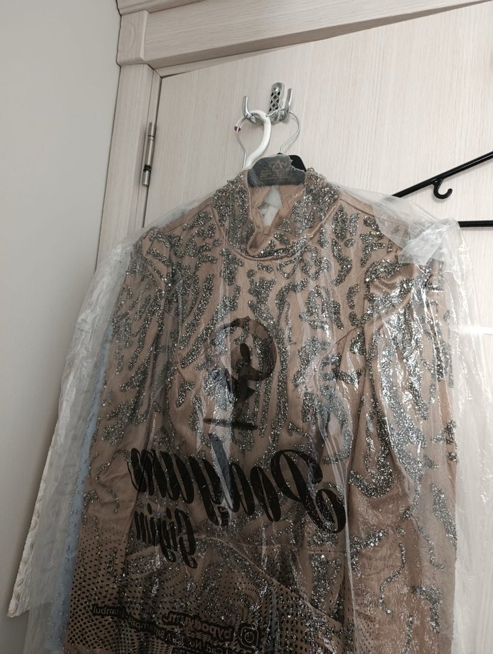 Bohem Tarzı Uzun Kollu Kadın Elbise - Görsel 2