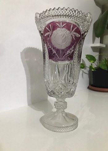 Çiçek desenli Antik vazo - Görsel 3