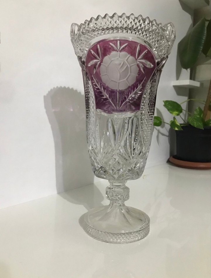 Çiçek desenli Antik vazo - Görsel 3