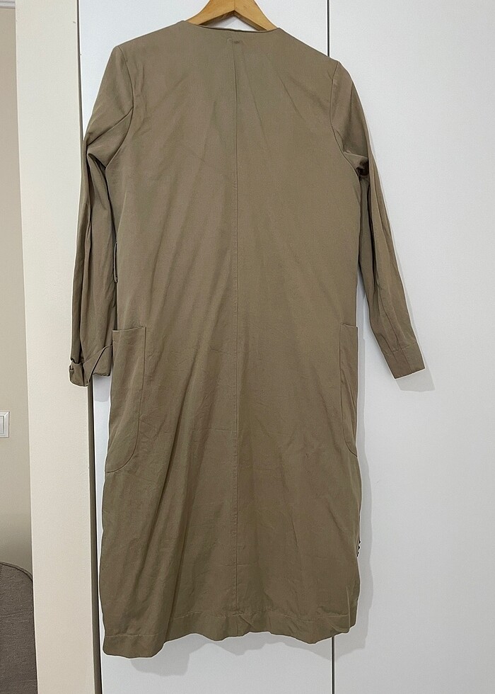 keten trençkot - Görsel 3