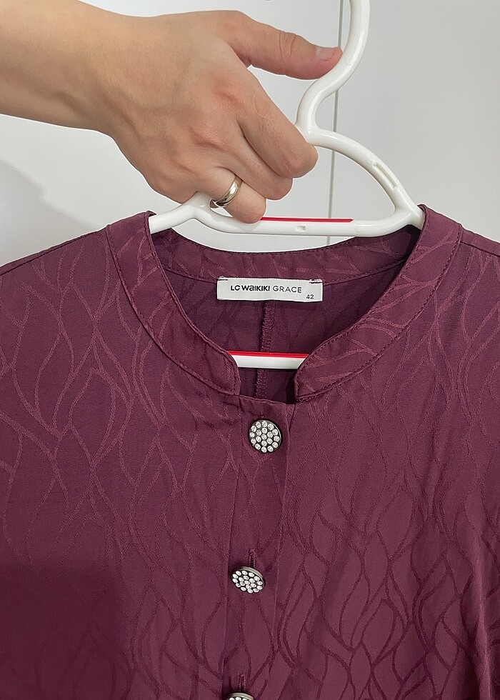 mürdüm elbise - Görsel 4