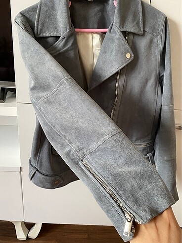 HM süet ceket - Görsel 5