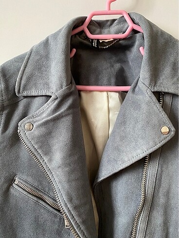HM süet ceket - Görsel 4