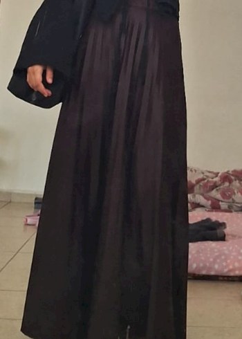 Kadın Siyah Piliseli Uzun Etek - Görsel 4